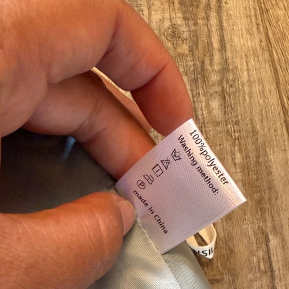 Fansilanen Elegant Blue Skirt with Button Detail size S - Picture 10 of 11